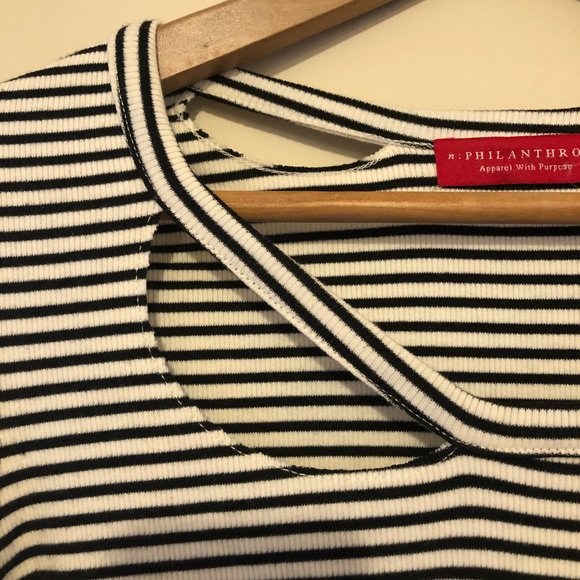 n:Philanthropy Gavin Cutout Long-Sleeve T-Shirt - Picture 4 of 8